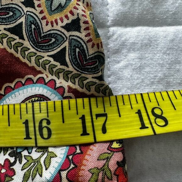 FARM RIO Womens Dress Mini Long Sleeve Cut Out Waist Bohemian Festival | P US S - Picture 11 of 12